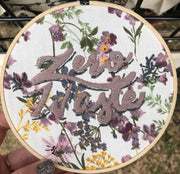 6" Zero Waste Floral Hoop